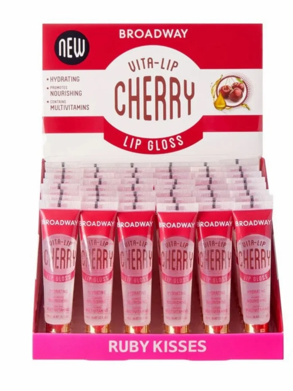 20 pack Broadway Vita-Lip Best Collection Lip Gloss — Assorted